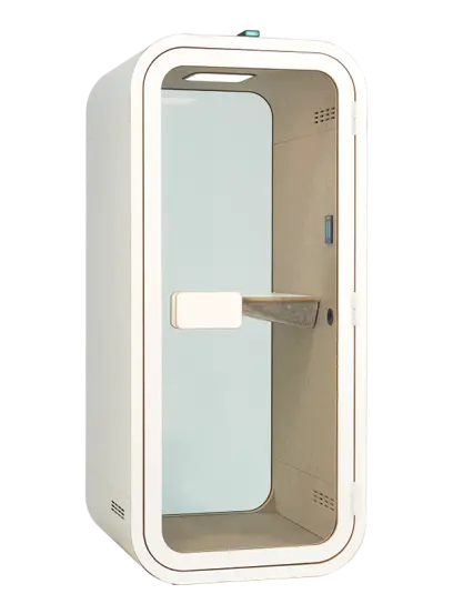 ACOUSTIC SPACE 100, akustický box 2200x1000x990 mm, bílá/bílá